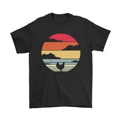 Shipping from the US. Easy 30 day return policy, 100% cotton, Double-needle neck, sleeves and hem; Roomy Unisex Fit. Nfl T Shirts, Shirt Design Inspiration, Shirt Print Design, V Neck Tank Top, Shirt Store, Animal Shirts, The Sunset, Direct To Garment Printer, Tee Design