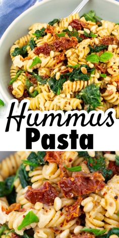 Hummus Pasta Hummus Pasta, Dinner Quick, Favorite Pasta Recipes, Easy Pasta Dishes, Vegan Pasta Recipes, Dinner Healthy, Dinner Easy, Vegan Pasta, Pasta Dish