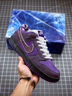 Concepts x Nike SB Dunk Low SNEAKERS Purple Lobster, Nike Sb Shoes, Shoes Wallpaper, Nike Sb Dunk Low, Womens Air Jordans, Nike Sb Dunks Low, Nike Sb Dunk, Sb Dunk Low