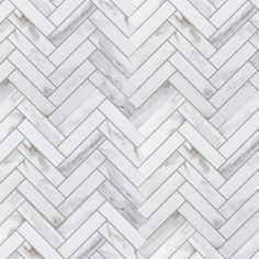 a white marble herringle tile pattern