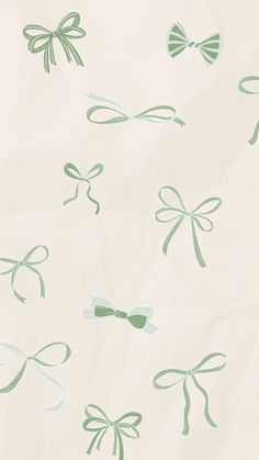 a bunch of bows on a white background