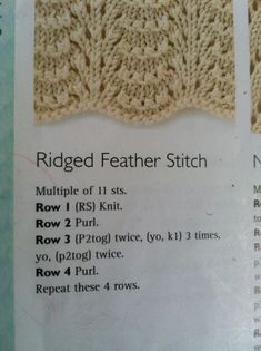 the instructions for how to crochet is shown in this instruction manual, which includes two