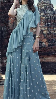 Trending Patterns, Sharara Designs, Salwar Kamiz, Indian Dresses Traditional, Indian Gowns Dresses, Kurti Designs Party Wear