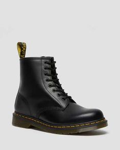 Dr. Martens™ EU Official: Get 10% Off Your First Order Black Dr Martens, Dr Shoes, Leather Lace Up Boots, Combat Boot, Goodyear Welt, Leather Lace, Dr. Martens Boots, Shoe Care, Work Boots