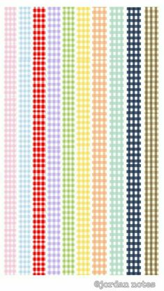 the color scheme for gingham checks