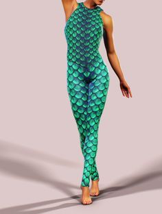 One Piece Mermaid Catsuit Workout Green Bodysuit Dragon Scale | Etsy One Piece Mermaid, Dragon Women, Mermaid Bodysuit, Dragon Cosplay, Green Bodysuit, Mermaid Pattern, Mermaid Inspired, Dragon Scale, Mother Of Dragons