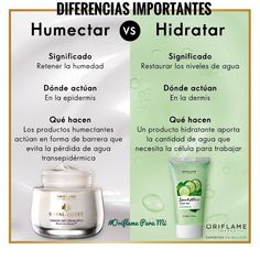 #ExpertTip #SabiasQue  Humectar e hidratar no es lo mismo.  👉 Conoce e dentificar lo que tu piel necesita para verse fresca y joven siempre. #ExpertosEnBelleza #productosnaturales #skincare Oriflame Beauty Products, Face Tips, Beauty Skin Care Routine, Face Skin Care, Skin Tips, Health And Beauty Tips