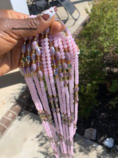 Enjoy these gorgeous WaistBeads made exclusively for you. Uses of Waist beads ★ Cultural and Spiritual Reasons ★Waist beads as ornaments as well as for symbolic adornment, ★ which serves as a sign of wealth, femininity or aristocracy, as well as spiritual well-being. ★ Weight-loss Management ★Self Love/ Confidence ​ Cheap Large Spiritual Beads, Body Jewelry Diy, Waist Beads African, Girly Bracelets, Dope Jewelry Accessories, Waist Jewelry, Hippie Aesthetic, Earthy Jewelry, Brown Hairstyles