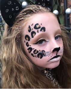 Kids Halloween Facepainting, Toddler Halloween Face Paint, Cheetah Print Face Paint, Beaver Face Paint, Jungle Face Paint Kids, Face Paint Techniques, Cheetah Face Paint Easy, Zombie Face Paint Kids Easy, Face Painting Leopard