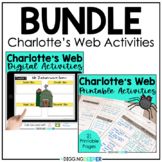 charlotte's web activities bundle with text and pictures