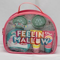 New Squishmallow 6-Piece Spa Kit - Cooling Eye Mask - Hand Lotion - Body Lotion - 2 Face Masks - Bag Squishmallow Makeup, Squash Mellows, Period Starter Kit, Disney Princess Doll Collection, Crafty Christmas Gifts, Kids Skin Care, Makeup Kit For Kids, Disney Christmas Tree, Kids Spa