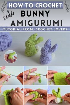 how to crochet cute bunny amigurmi from crochet lovers