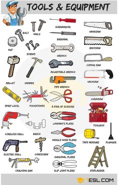 tools and equipment that are used in the construction industry, including hammers, wrenches, pliers, saws, drillers, etc