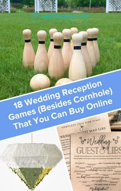 the wedding reception games besides corbhole that you can buy online