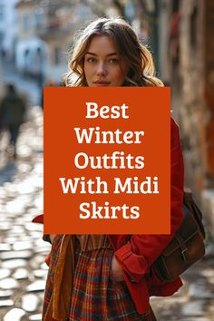 #Winter#WinterOutfits#Fashion2024#SeasonalFashion#WinterTrends#StyleTips#ColdWeatherOutfits#Skirts#Layering#MidiSkirtsIdeas#OutFitIdeas#WinterFashion#WinterOutfitsAesthetic#WinterOutfitsKorean#WinterOutfitsForWomen#ChristmasOutfit Outfits With Midi Skirts, Winter Dressing, Trendy Fall Outfits, Warming Up, Winter Outfit Ideas, Text Stories