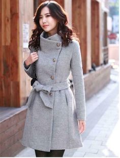 Free & Fast shipping 100% Satisfaction guarantee 30 Days Money Back 100% DELIVERED & TRACKED lowest price guranteed on all orders top quality Your Best Choice & 5 STAR SERVICE Women's Winter Korean Style Wool Blend Trench Parka Overcoat Belted Jacket O305 DESCRIPTION Brand Unbranded Size S-4XL Size Type Regular Style Commuting Closure Button Collar Style Stand-Up Country/Region of Manufacture China Department Women Distressed No Features botton Fit Slim Garment Care Hand Wash Only Handmade No Ma Cardigan Korean Style, Women Sweaters Winter, Long Coat Women, Ladies Turtleneck Sweaters, Sweater Vest Women, Grey Coat, Long Dress Casual, Woolen Coat, Knitting Women Sweater