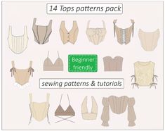 sewing patterns and instructions for bras