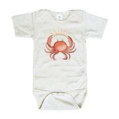 "\"I've got sunshine\" Ocean Crab Beach Baby Body Suit This brand new design is sure to excite all the beach babies that come through your shop! Kids will love the neutral, original imagery while parents enjoy the soft lightweight fabric- perfect for trips to the beach this summer. Sizes available include:0-3 months, 3-6 months, 6-12 months, 12-18 months **Clothing has been reviewed as true to size. FACTS YOU WILL LOVE - We are a family company, woman and mom owned! - Our designs are all origina Fun Short Sleeve Onesie For Summer, Fun Short Sleeve Summer Onesie, Fun Cotton Onesie For Summer, Fun Summer Onesie With Short Sleeves, Funny Print Tops For Summer Playtime, Summer Cartoon Print Onesie For Playwear, Summer Cotton Onesie With Cartoon Print, Printed Onesie For Summer Playwear, Playful Cotton Onesie For The Beach