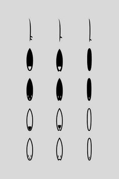 an image of different shapes and sizes of eyes