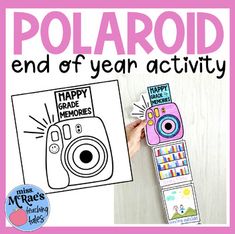 polaroid end of year activity for kids