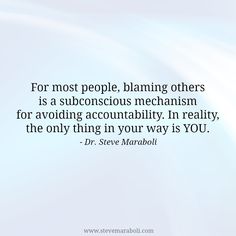 a quote from dr steve marboit about being afraid to be the most people, claiming others is a subconcious mechanism for avoiding