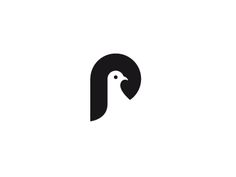 a black and white logo with the letter n in it's center, as well as an image of a bird