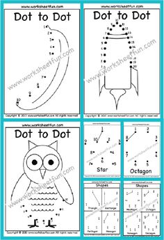 printable dot to dot worksheet for kids with an owl on the moon