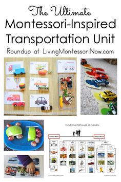 the ultimate montessoi inspired transportation unit for kids