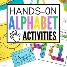 hands - on alphabet activities for kids to learn