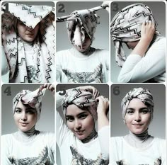 Turban Mode, Hijab Stile, Minimal Stil, Turban Tutorial, Turban Hijab, Stile Hijab, Head Wrap Styles, Hair Wrap Scarf