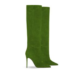 Green Accessories, Green Boots, Green Suede, Shoe Closet, Dream Shoes, Lace Boots, Shades Of Green, Made In, New Shoes