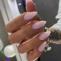 Nude Pink Glossy Press on Nails Almond,KXAMELIE Glue on Nails Medium Length Almond Shaped,Fake Nails Stick on Nails for Women and Girls Daily Wear in 24PCS Nails Medium Length Almond, Classy Almond Nails, Press On Nails Almond, Nails Medium Length, Nails Medium, Almond Nail, Nails For Women, Nails Almond