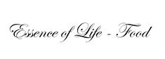 the word experience of life - food written in cursive writing on a white background