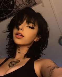 Goth Hair, Punk Hair, Girl Short Hair