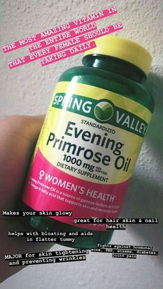 Hair And Skin Vitamins, Primrose Oil, Vitamins For Skin, Evening Primrose Oil, Body Care Routine, Health Skin Care, Evening Primrose, Body Skin Care Routine