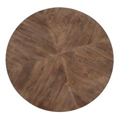 a round wooden table top that is made out of wood and has an interesting design