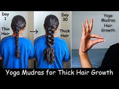 Increase Hair Volume in 30 Days - Thin Hair to Thick Hair - Yoga for Hair Growth - Hand Mudras - YouTube Yoga For Hair Growth, Yoga For Hair, Hair Growth Long, Tips For Thick Hair, Yoga Mudras, Hair Growth Challenge, Hand Mudras, Increase Hair Volume