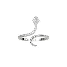 Snake Twist Round Diamond Ring made with brilliant cut round diamonds and set in a beautiful micro pave setting.Details: - Made to Order- Diamond Weight: 0.19 CT- No of Diamonds: 25- Diamond Type: Lab Grown Diamond (CVD, HPHT)- Diamond Cut: Round- Diamond Clarity: VS - Diamond Color: Colorless (DEF)- Setting Type: Pave- Band Thickness: 1.70 MM- Band Width: 1.45 MM - Metal Type: 14K Solid Gold,18K Solid Gold- Choice of Gold Color: Yellow Gold, White Gold, Rose Gold- Jewelry Certificate: All our j Love For Life, Jewelry Certificate, Round Diamond Ring, Halo Earrings, Pave Band, Halo Earrings Studs, Vs Diamond, Snake Ring, Diamond Charm