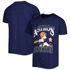 a t - shirt that says astro's houston with mickey mouse holding a baseball bat