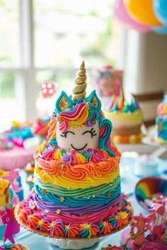 Looking for Unicorn Cake Ideas? Discover a variety of fun designs that will make your birthday celebrations extra special. These unique cake ideas are perfect for any unicorn-themed party! Unique Cake Ideas, Cake Ideas For Birthday, Unicorn Themed Birthday Party