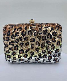 Kathrine Baumann Leopard Design Swarovski Crystal Minaudiere Evening Bag For Sale at 1stDibs Leopard Design, Pattern Pillow, Leopard Pattern, Pillow Pattern, Swarovski Crystal, Evening Bags, Bag Sale, Swarovski Crystals, Animal Print