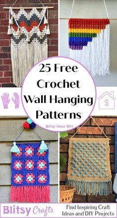 the 25 free crochet wall hanging patterns