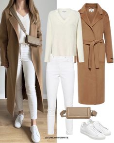 Brown Coat Outfit, Elegante Casual, Stylish Work Outfits, Camel Coat, Work Outfits Women, Spring Outfits Casual, Winter Fashion Outfits