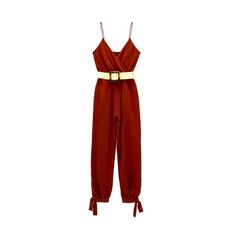 Brand New With Tags Zara Belted Jumpsuit With Adjustable Camisole Straps Never Been Worn! Color Is Rusty Brick And Size Is Xs With Adjustable Tie Knot Accents At The Ankles Give This Elegant Jumpsuit An Added Twist Of Bohemian Chic. Comes With Matching Cream Colored Stretchy Belt With Tortoiseshell Buckle To Give It A Polished Look At The Waist. Dress Up Or Down With Slides, Wedges Or Heels To Up The Glam Factor. Perfect For Any Summer Event Day Or Night! Chic Orange Fitted Jumpsuits And Rompers, Orange Fitted Chic Jumpsuits And Rompers, Orange Summer Jumpsuits And Rompers, Orange Jumpsuits And Rompers For Work, Casual Orange Jumpsuits And Rompers For Party, Chic Orange Jumpsuits And Rompers For Beach, Chic Orange Beach Jumpsuits And Rompers, Fitted Orange Jumpsuits And Rompers For Work, Fitted Orange Jumpsuits For Work