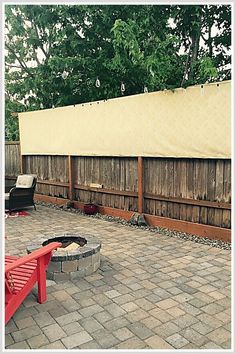 Outdoor Privacy Screens - Everything you need to fulfill your day, night and world - Anything and Everything! - Click to visit NOW! Shade Sail Privacy Screen, Diy Outdoor Curtains, Privacy Screen Indoor, Privacy Screen Ideas, Wall Extension, Zen Backyard, Backyard Wall, Privacy Screens Indoor