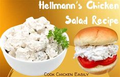 the chicken salad recipe is ready to be eaten