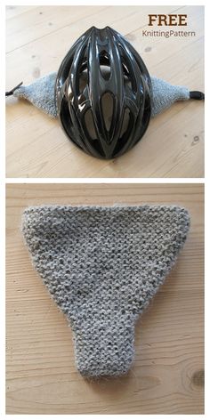 there are two different views of a bicycle helmet