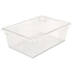 clear plastic storage container with lid