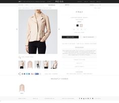 an image of a woman's clothing store page