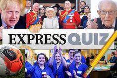 a collage of photos with the words express quiz and pictures of people in uniform